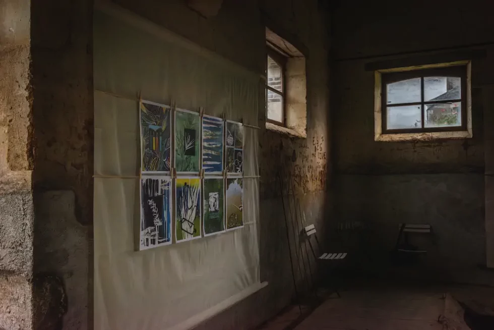 JEP 2023, Neuilly-en-Sancerre, exposition Carnet de Campagne : Caroline Rosse et Arlette Vaistij