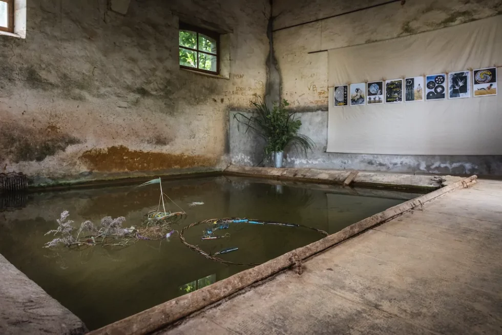 JEP 2023, Neuilly-en-Sancerre, exposition Carnet de Campagne : Caroline Rosse et Arlette Vaistij