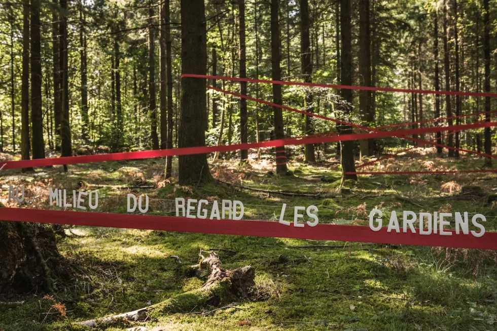 JEP 2023, Neuvy-Deux-Clochers, land art Carnet de Campagne : Caroline Rosse et Arlette Vaistij