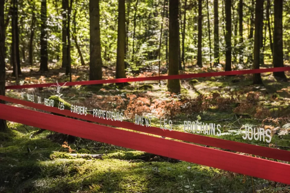 JEP 2023, Neuvy-Deux-Clochers, land art Carnet de Campagne : Caroline Rosse et Arlette Vaistij